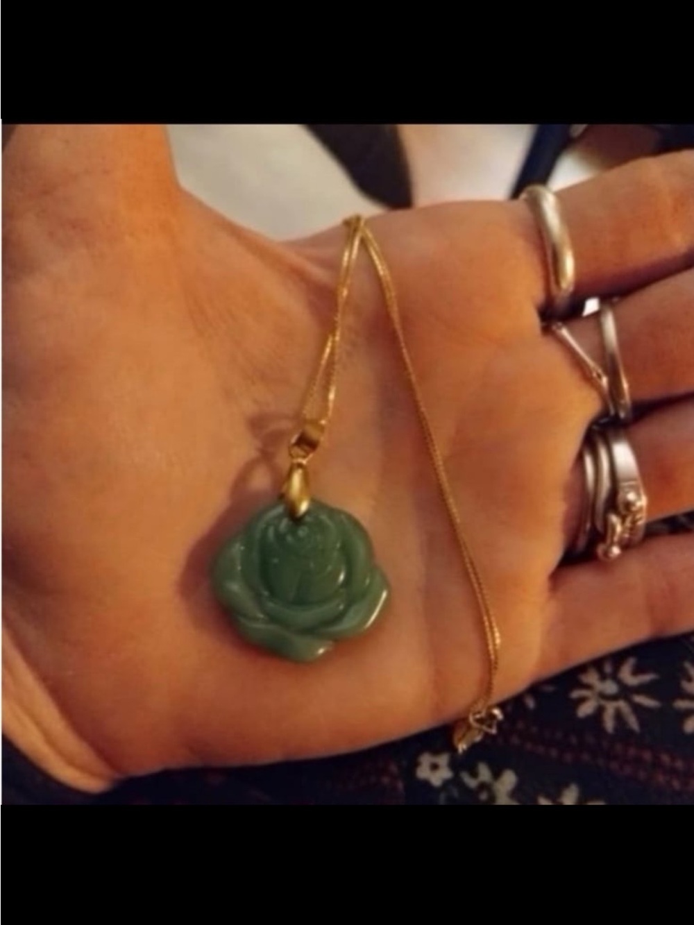 Jade Rose Necklace